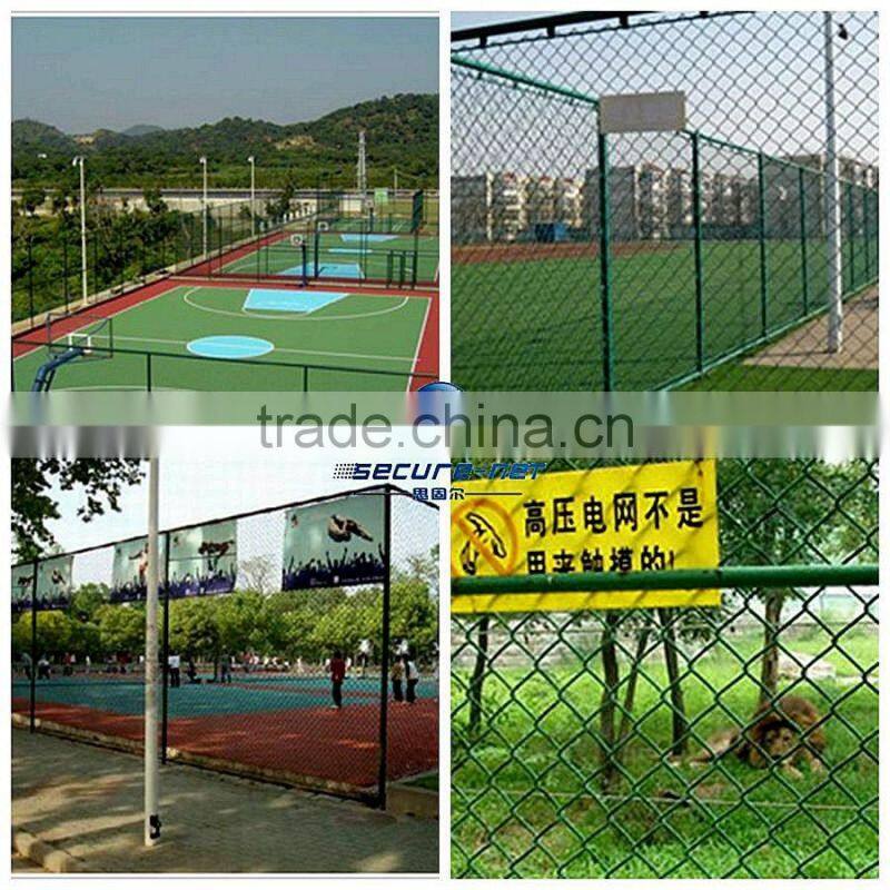 chain link fence with green pvc coaing chain link wire fence suppliers