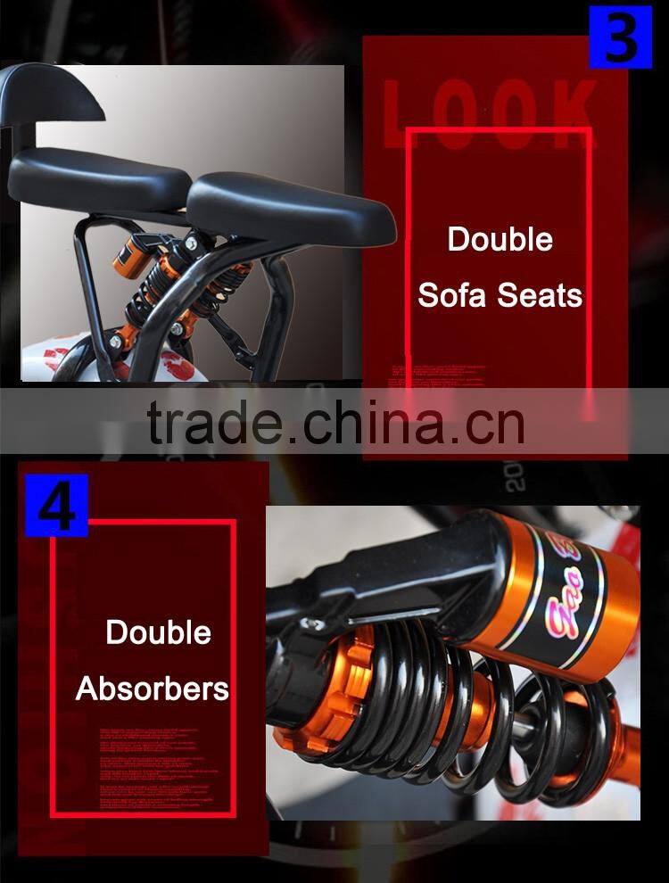 60V 12AH 1000 Watt Urban Electric Scooter Halley Mobility Scooter