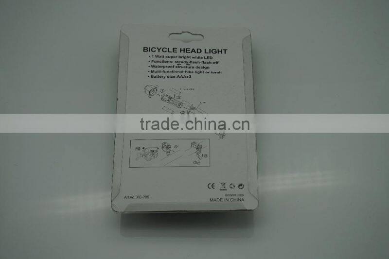 led bicycle light,bicycle safety light,1w white led