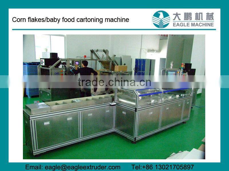 DPF60 full automatic corn flakes carton box packing machine