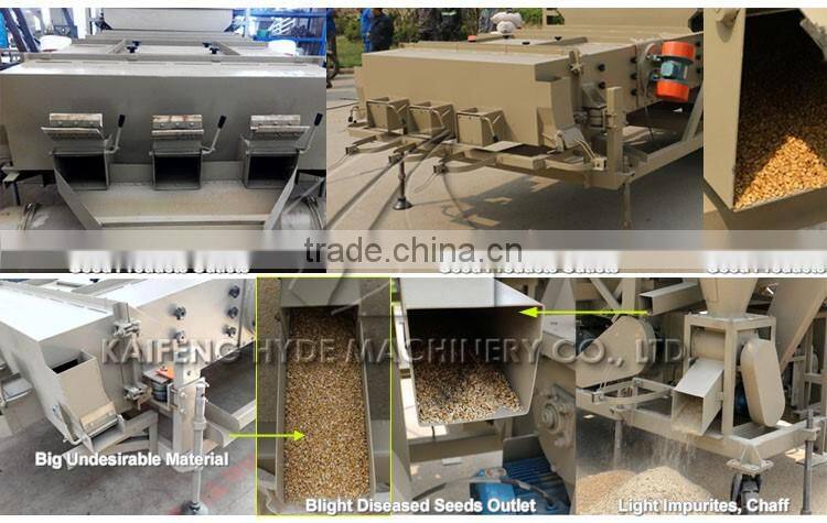 5XZF Mobile combined soybean seed cleaner for Beans cleaning