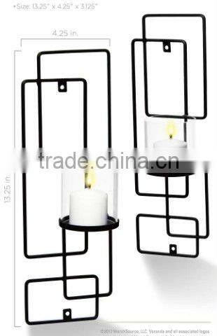 2-pack decorative sconce set