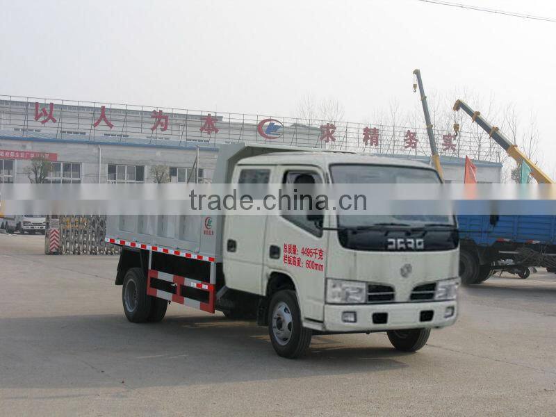 Dong Feng 3 tons dump truck, 3000 kg mini tipper truck, 3 m3 off road dump truck, 6 wheels mini tipper truck