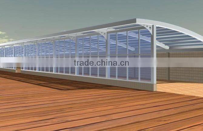 Modern design light steel modular carport/shed