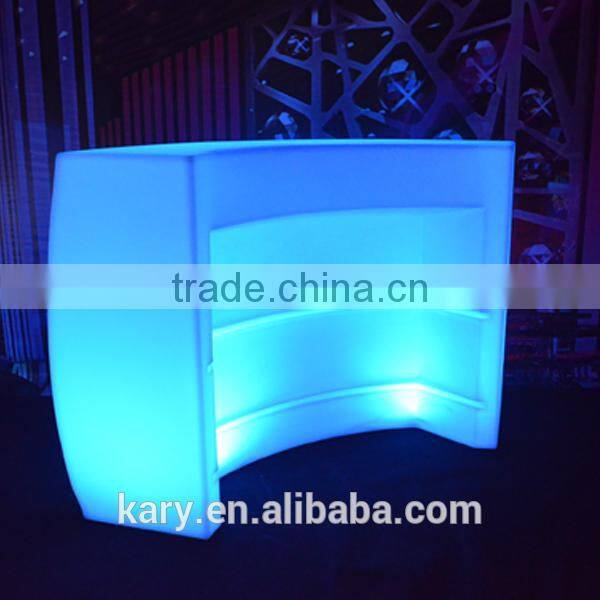 DMX512 WIFI Control Plastic LED Polyethylene Bar Table