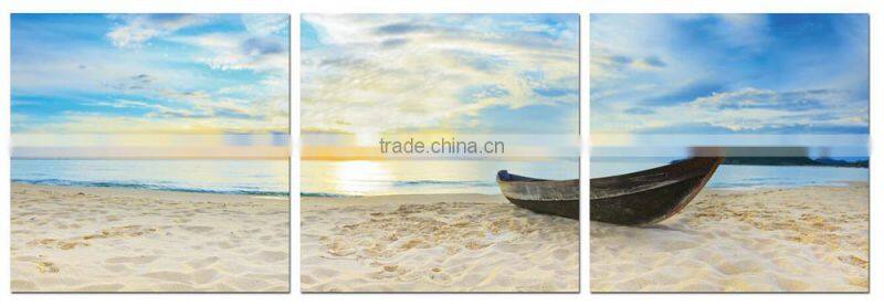 Home Interior Beach and Boat Wall Art