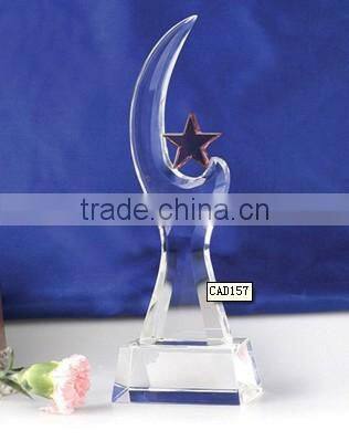 2016 new design crystal star trophy and award