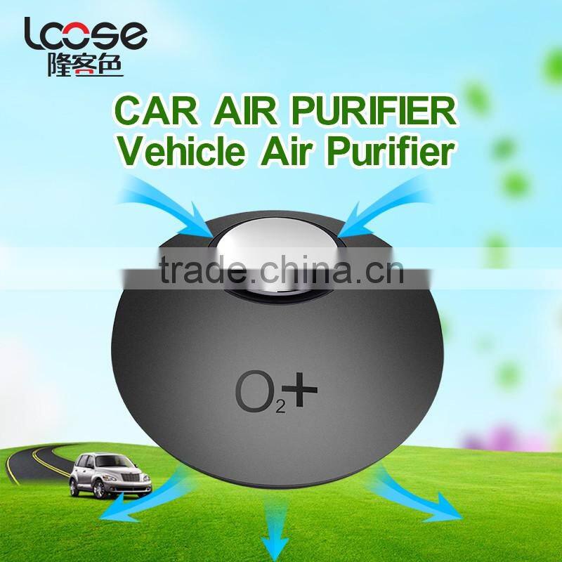 Newest original design hot selling high quality O2+ car air purifier mini air purifier