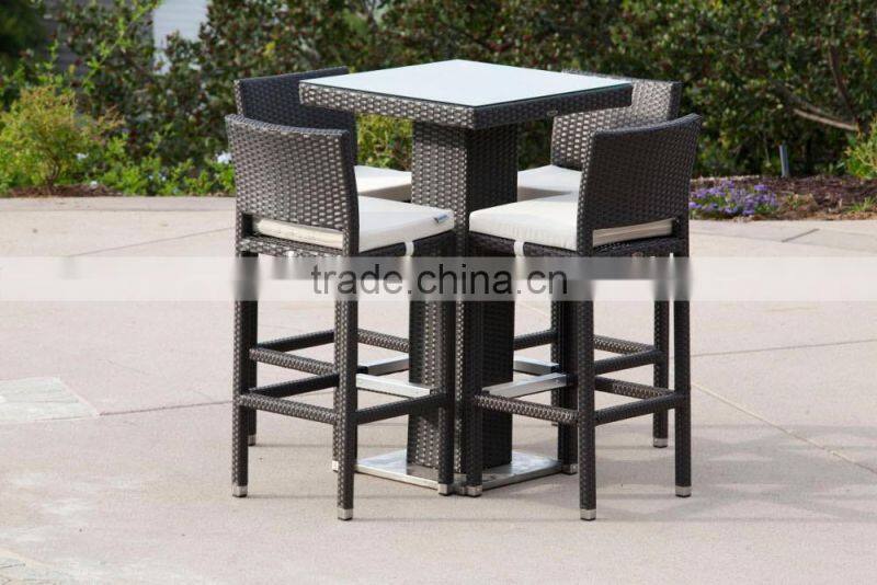 2017 Sigma SGS tested trade assurance led rattan high top bar tables and chairs