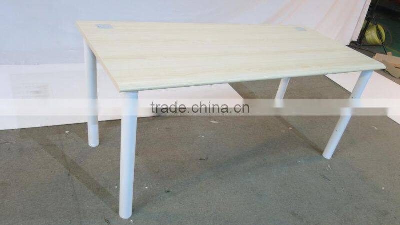 knock down L-shape office workstation conference table computer laptop desk