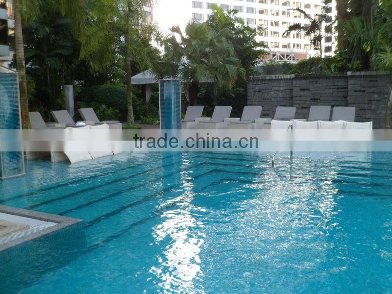 outdoor beach chair rattan poolside sun lounger used for hotel garden furniture