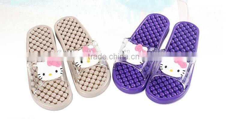Hot sale high quality plastic massager slippers anti-slip bath slipper
