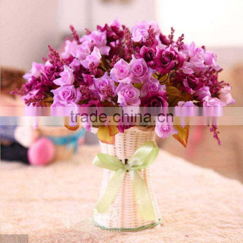 artificial flower wedding decoration manufacture beautiful hot sale artificial fake flower