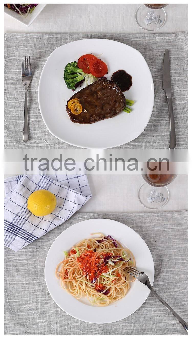new dinner plate White Ceramic plate white porcelain plates