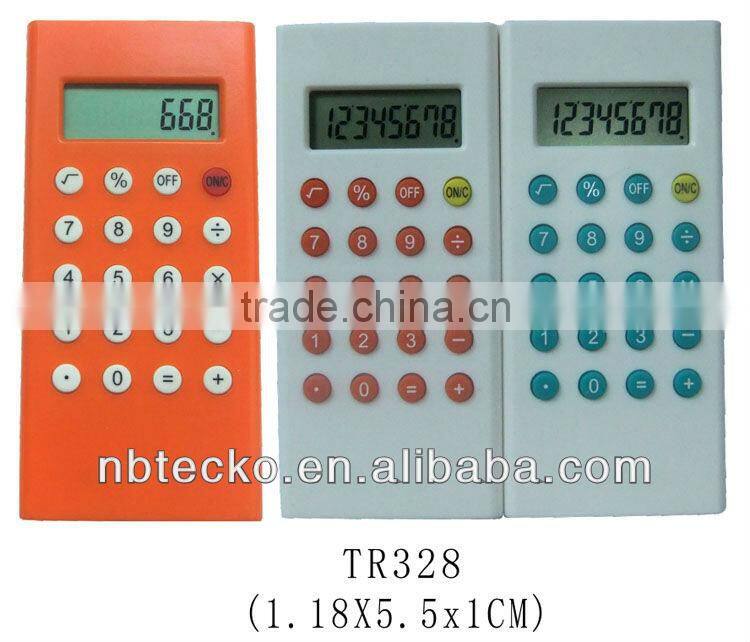 mini plastic pocket calculator for promotional