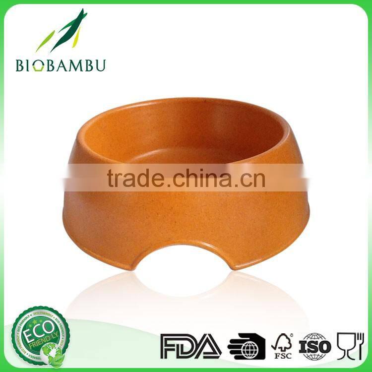 Colorful Natural Hot design Bamboo Fiber Animal Water Bowl