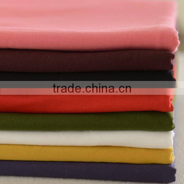 Latest modern T-shirt fabric 95% polyester 5% spandex fabric for Children