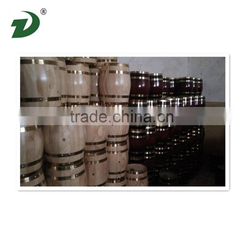 pine wood decorative mini wine barrel