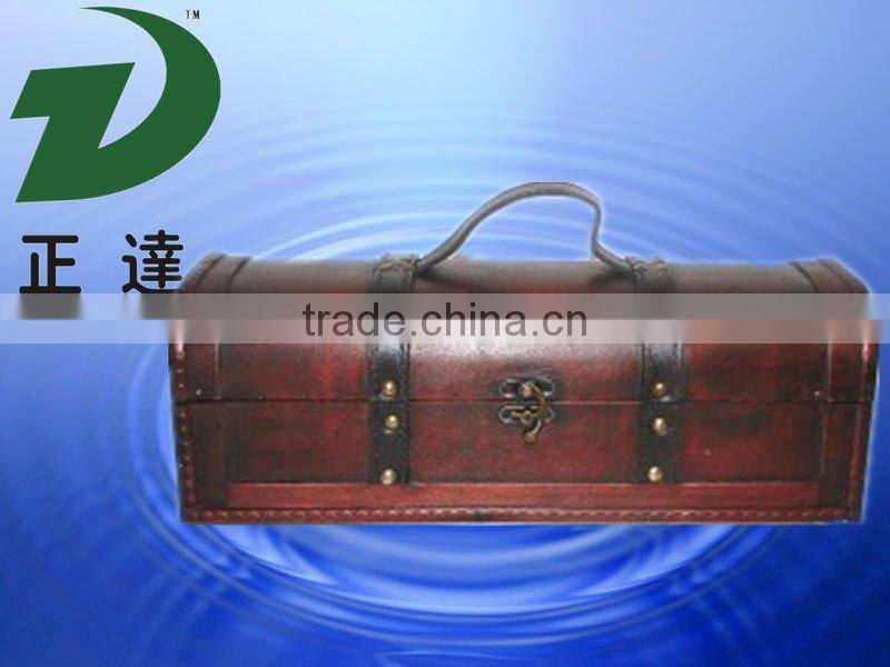 wooden red wine box