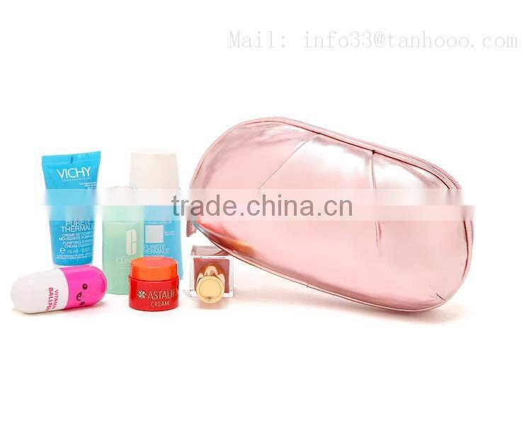 TANHOOO personalized cosmetic bags pink bulk cosmetic bags production Emboss or Printing