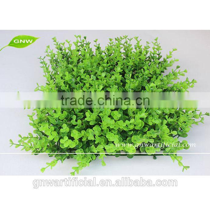 BOX014-4 GNW New Style Artificial Plastic Grass Garden Decoration Boxwood Mat Factory Wholesale