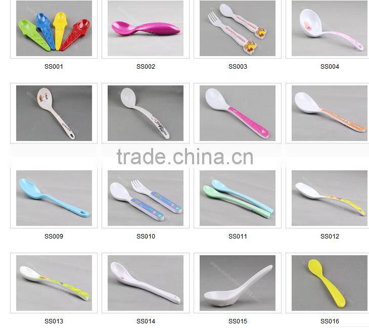 melamine dark brown spoon