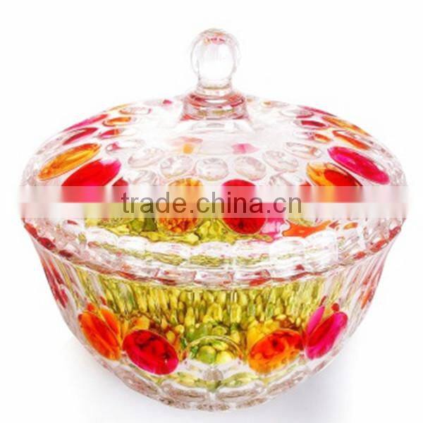 sugar bowl glass crystal glass sugar jar