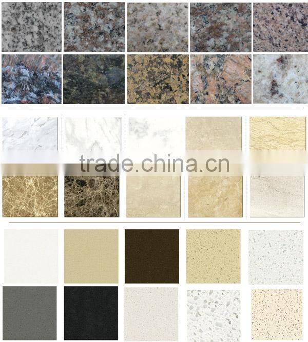 Engineered stone quartz calacatta white stone countertop for kitchen and bathroom