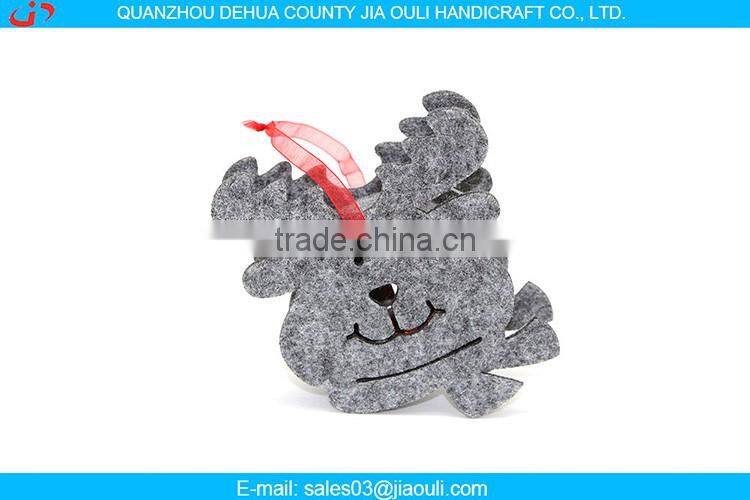 cute figurine decorative wine bottle cover for Christmas