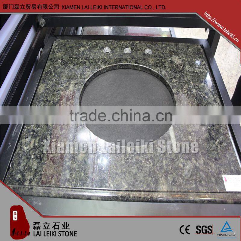 Polished Butterfly Green Granite Countertop