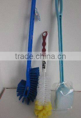 Plastic small & bule convenient Toilet brush holder