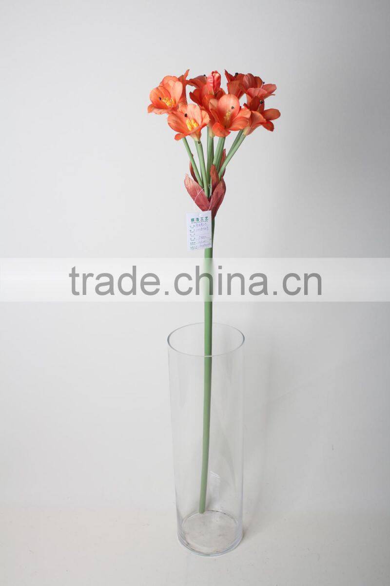 Natural clivia fabric Clivia decorative clivia artificial clivia flower for wholesale