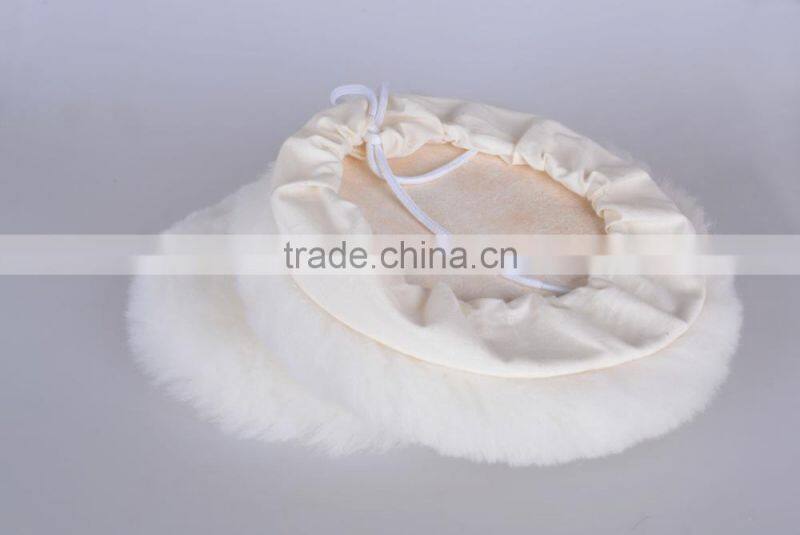 100% wool pad/car polishing pad/wool polishing bonnet