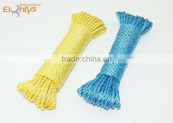 durable rope with raw material of polythylene clothesline