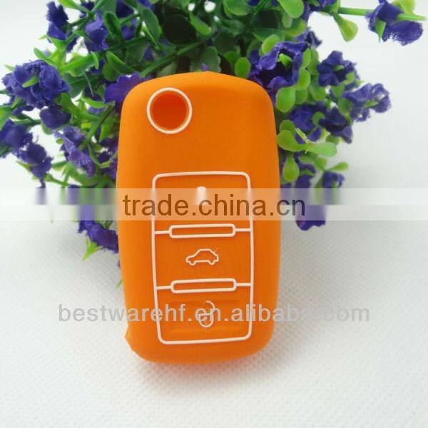 Fashion 2010 2013 Fob smart Volkswagen 3 buttons EOS,Loungyee,car key cover jackets.remote key cover case