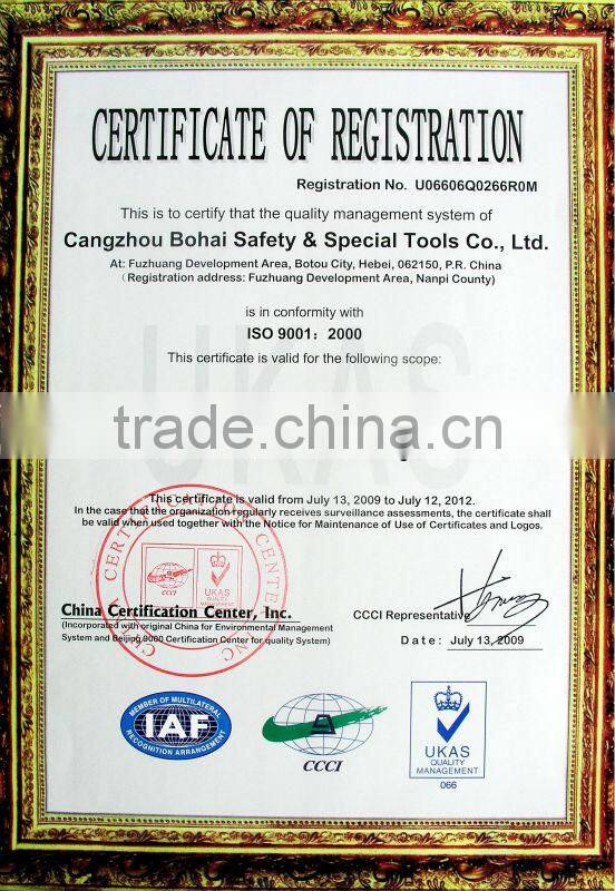 Anti Spark Aluminum Bronze Barrel Hook,Adjustable nonsparking safety tools non spark shackle