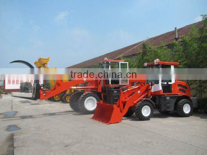 wheel loader log grab