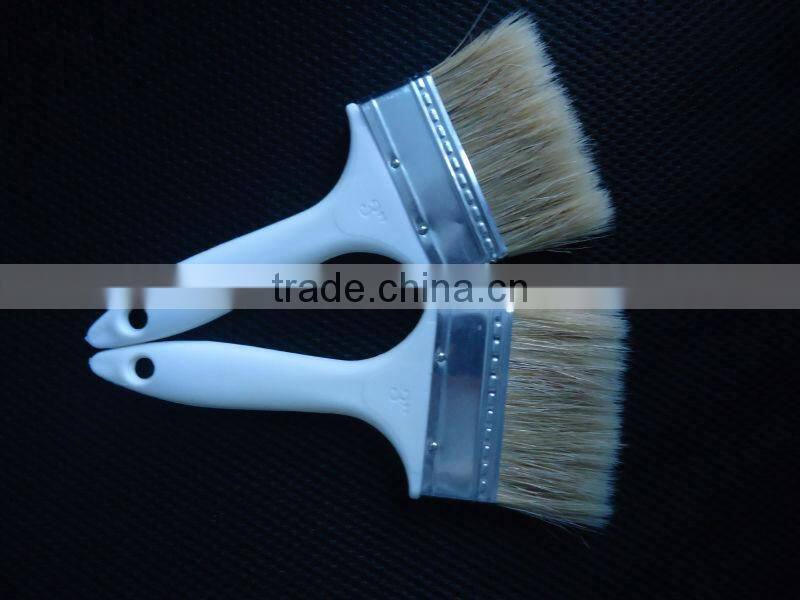 Cheapest bristle hair paint brush with plastic handle
