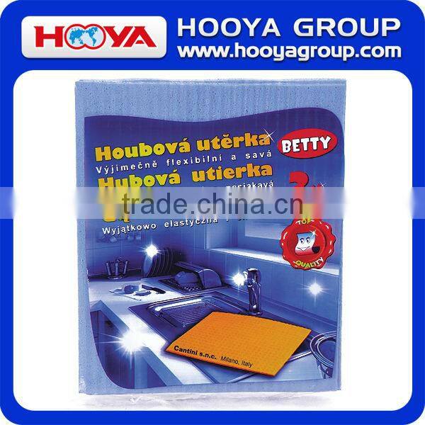 15*15*0.4CM Natural Cellulose Polypropylene Healthy Microfiber Cleaning Cloth