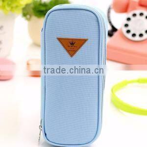 cheap Top sale canvas pencil cases pencil case pencil bags with zipper for gift