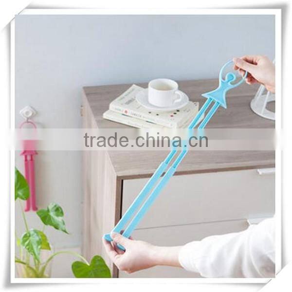 Portable Blue Long shoe bracket shoe tree for selling, OPP packaing adjustable plastic shoe trees manufacturer