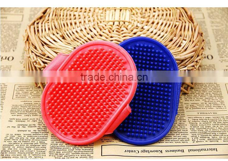 Cleaning Brush Comb For Dogs Cats Rubber Glove Pets Grooming Bath Colorful Pet Products