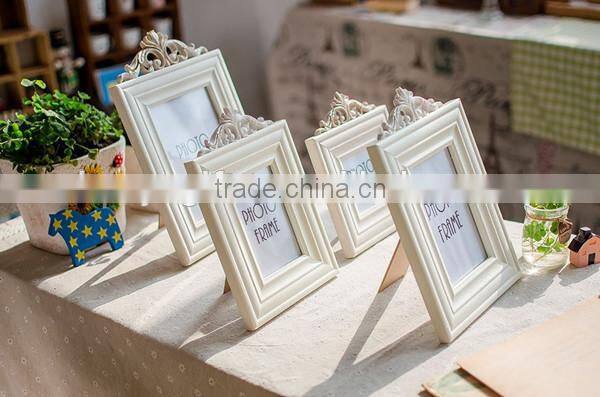 Picture Photo Frame/ White Wooden Photo Picture Frame