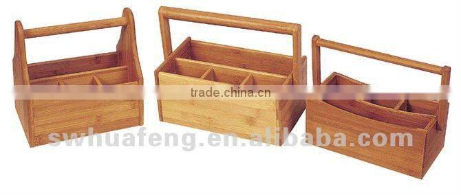 2017 new wholesale bamboo storage box for bathroom