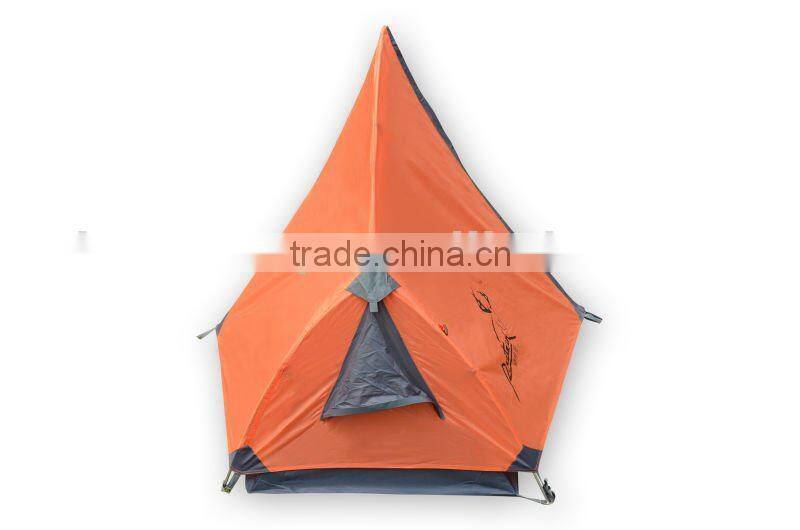 double layer roof camping tent for 1 person