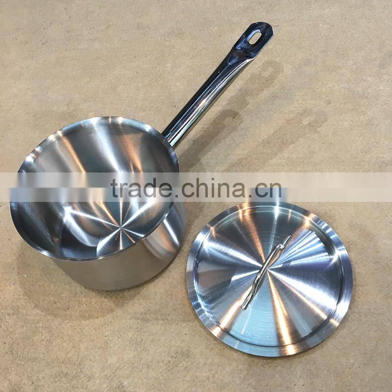 10L Induction Ready Stainless Steel Soup Cooking Pot with Long Handle for Kitchen (Tall Body)