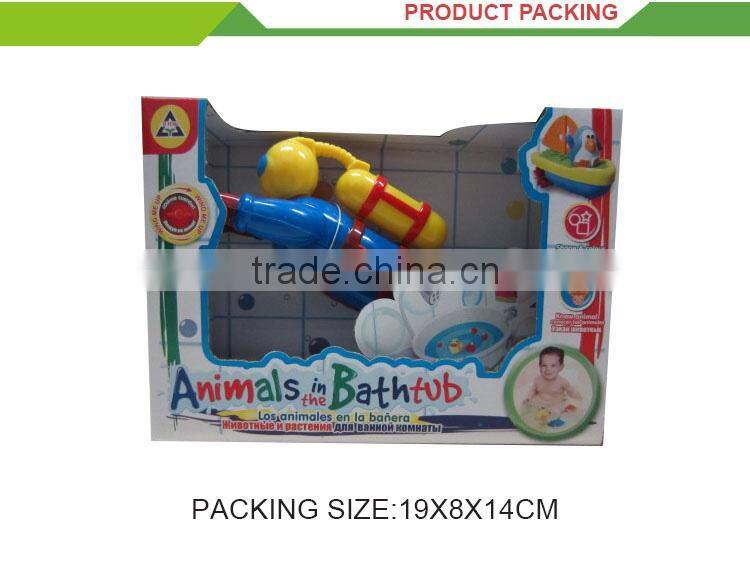 Hot selling cheap wind up swimming small plastic toy figures