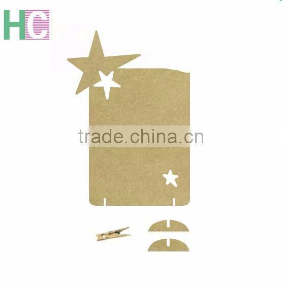 Top quality custom file folder stationery clipboard wood board with clip