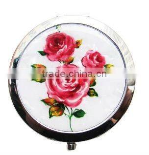 compact mirror with flower SCM016