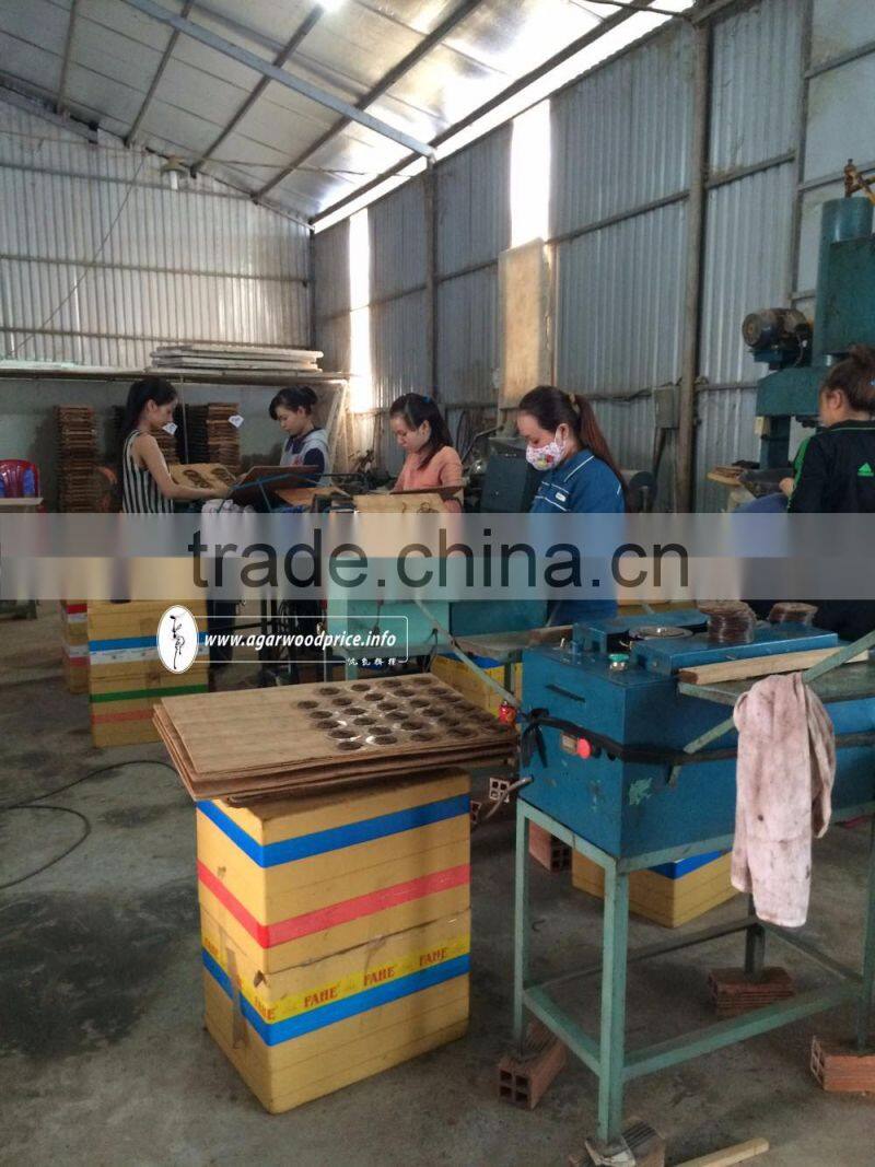 Agarwood incense coils - When burning, it has a sweet and mild scent